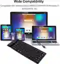 Teclado De Silicona Plegable Portátil, Usb 85 Teclas, Ligero