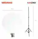 Panel De Iluminación Profesional Multicolor Ajustable Rgb 3000w Con Trípode 2m Innovo Led