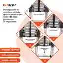 Escalera Telescopica 3.8 Metros Ajustable Aluminio Práctica Innovo