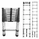 Escalera Telescopica 3.8 Metros Ajustable Aluminio Práctica Innovo