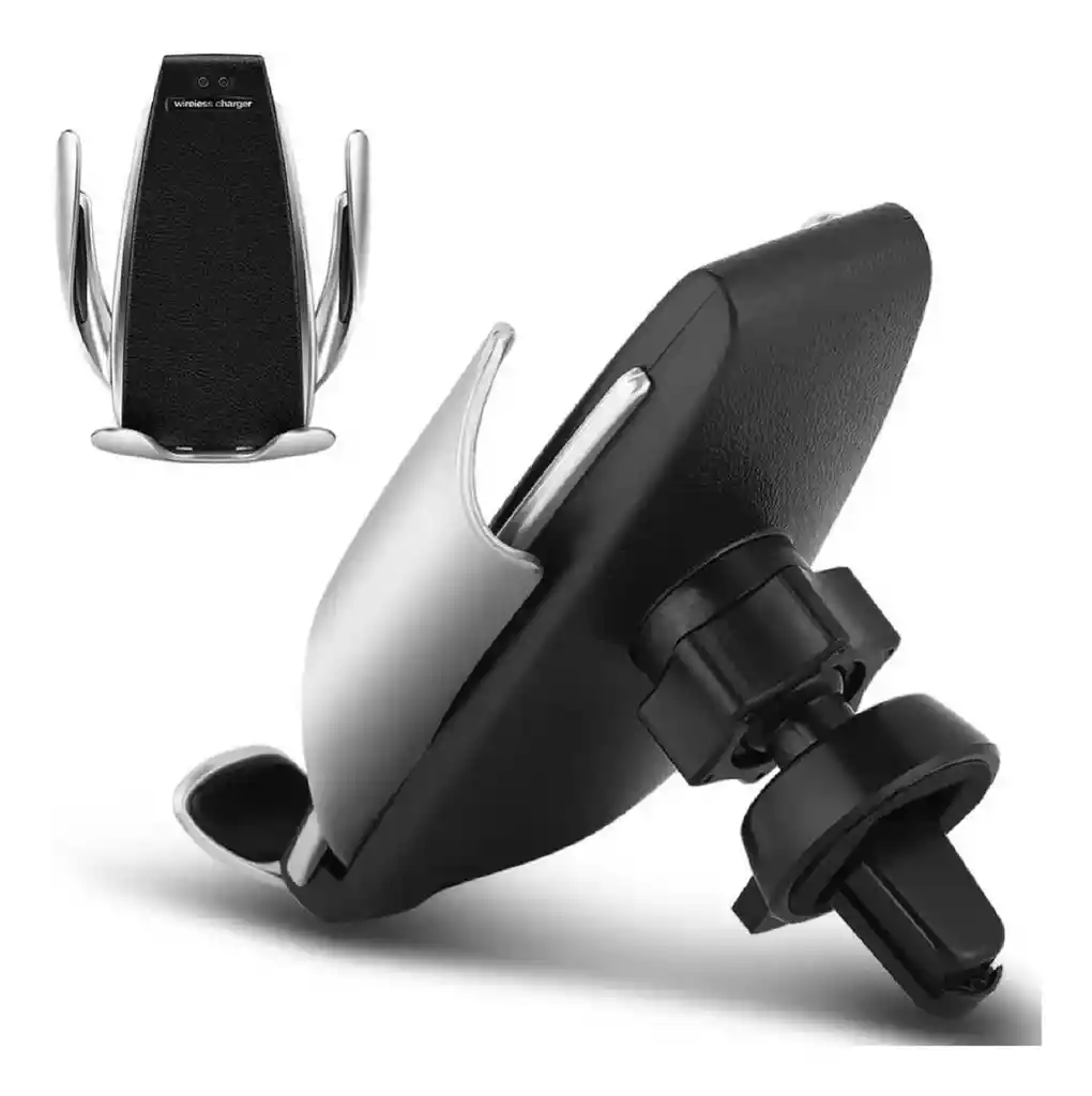 Holder Cargador Inalámbrico Celular Soporte Rejilla Carro Con Sensor