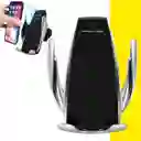 Holder Cargador Inalámbrico Celular Soporte Rejilla Carro Con Sensor