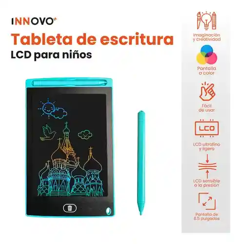 Tableta Digital Lcd Con Lápiz Escritura Dibuja Facil Borrado Rápido Pizarra Niños