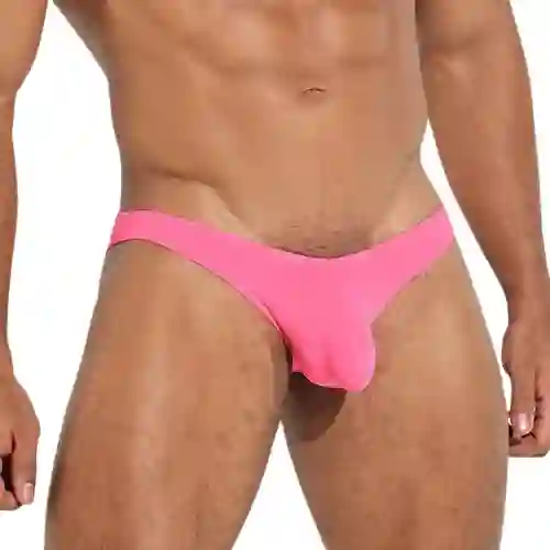 Talla M Bikini Power Cup Calzoncillo Clásico Hombre Bikini Copa Powercup Microfibra Fucsia Blokes