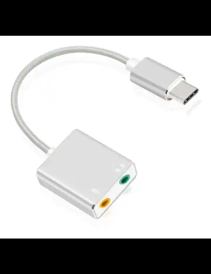Adaptador De Sonido Tipo-c Plug Microfono, Plug Audifono