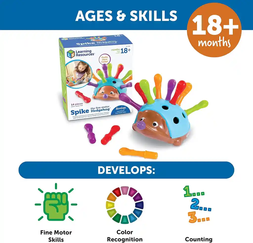 Spike The Fine Motor Hedgehog