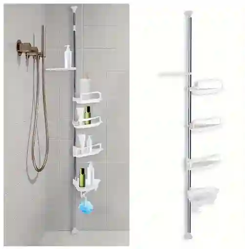 Organizador De Baño Esquinero 4 Niveles Grande
