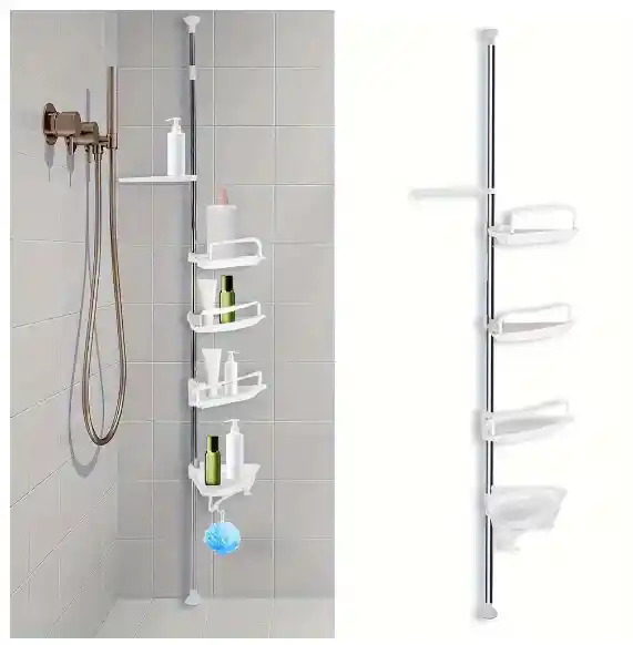 Organizador De Baño Esquinero 4 Niveles Grande