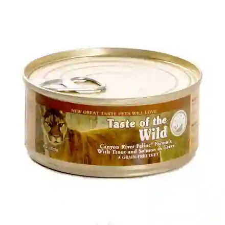 Lata Taste Of The W. Gato Canyon River 85gr (trucha)