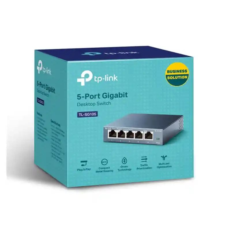Tp-link Switch De Escritorio 5 Puertos Rj45 10/100/1000 Mbps