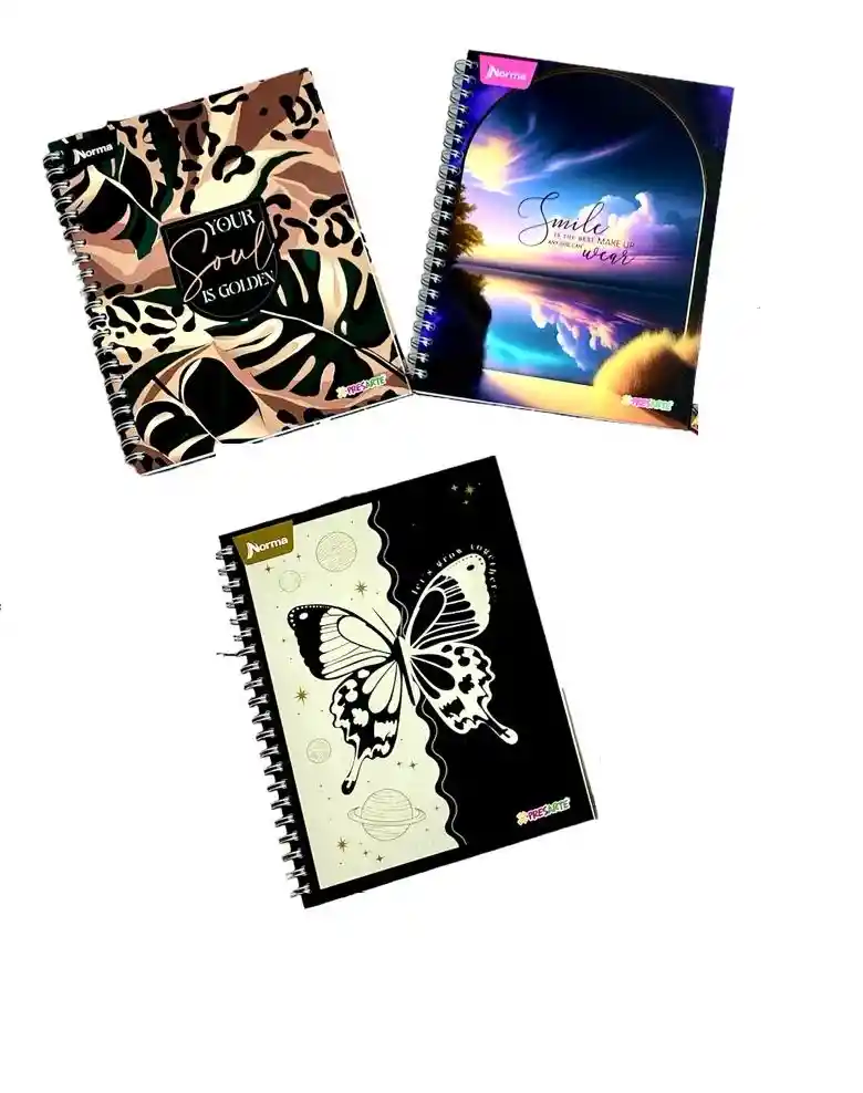 Cuaderno Argollado Pasta Dura 80 Hojas Cuadriculado Norma