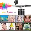 Kit De Aerógrafo Inalámbrico Con Compresor Multifunción