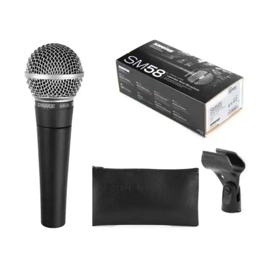 Micrófono Vocal Shure Sm58-lc Cardioide Dinamico