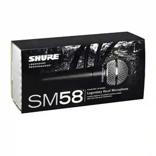 Micrófono Vocal Shure Sm58-lc Cardioide Dinamico