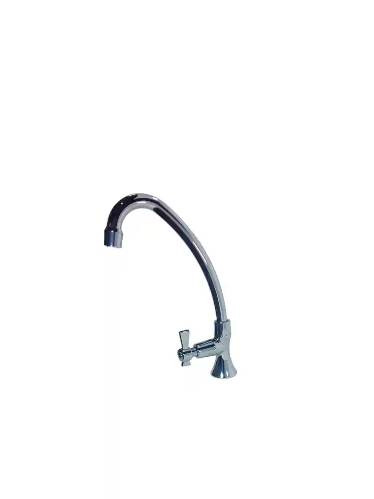 Llave Lavaplatos Sencilla Cuello Cisne