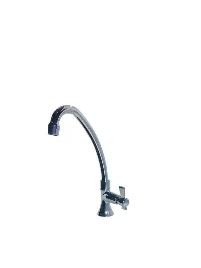 Llave Lavaplatos Sencilla Cuello Cisne