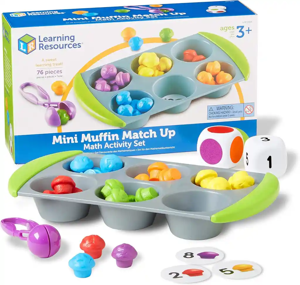 Mini Muffin Match Up Math Activity Set
