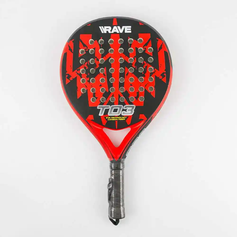 Pala Paddel Rave Unica Rojo- Negro