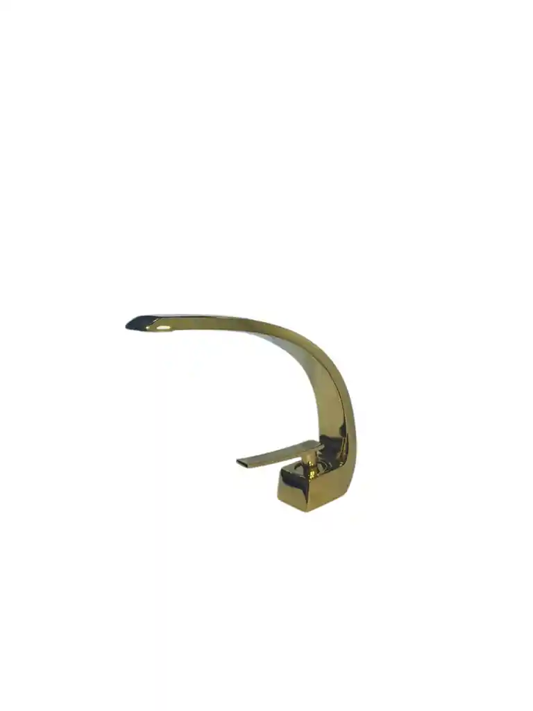 Llave Lavamanos Monocontrol Dorada
