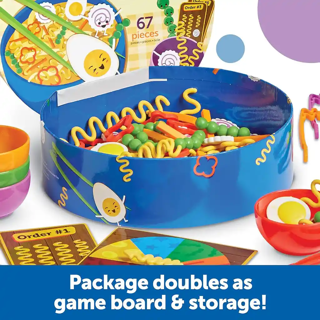 Noodle Knockout Fine Motor Game