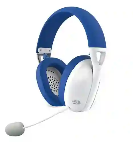 Diadem Gamer Redragon Ire Pro Inalambrica H848 Blanco Azul