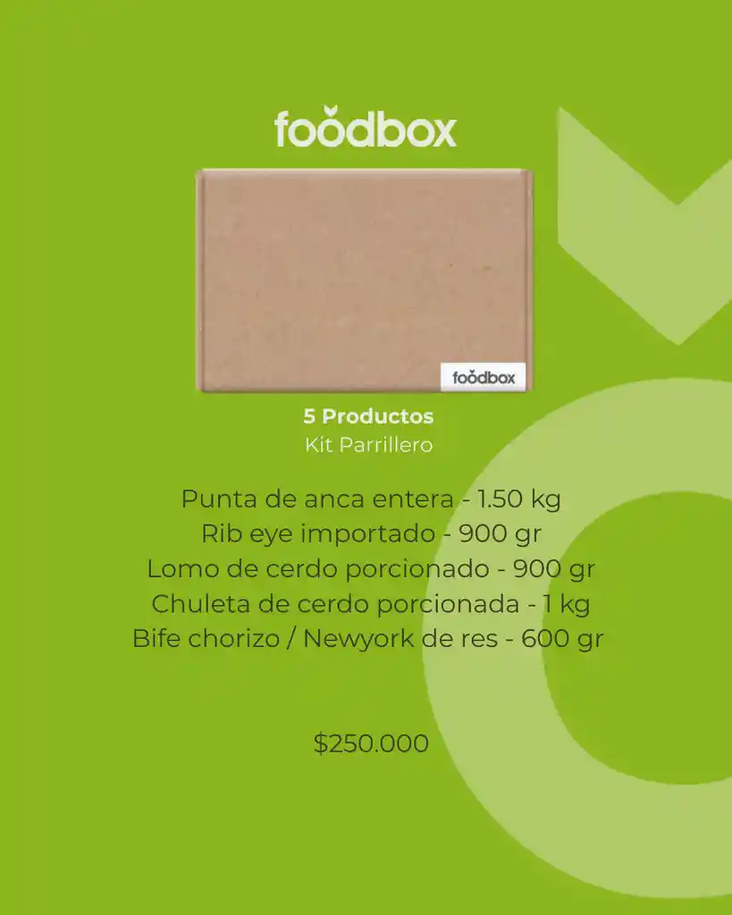 Kit Foodbox Parrillero I