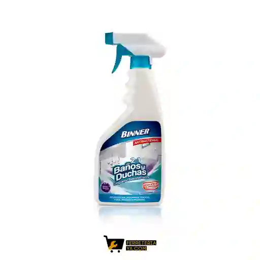 Baños Y Duchas Limpiador Desinfectante 500ml Binner