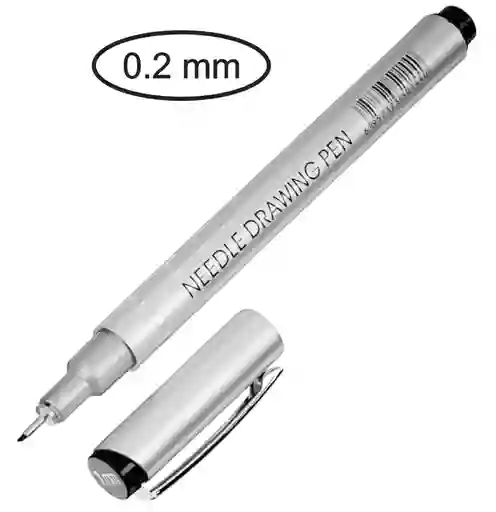 Rapidografo Tiralineas Desechable Punta 0.2mm Superior