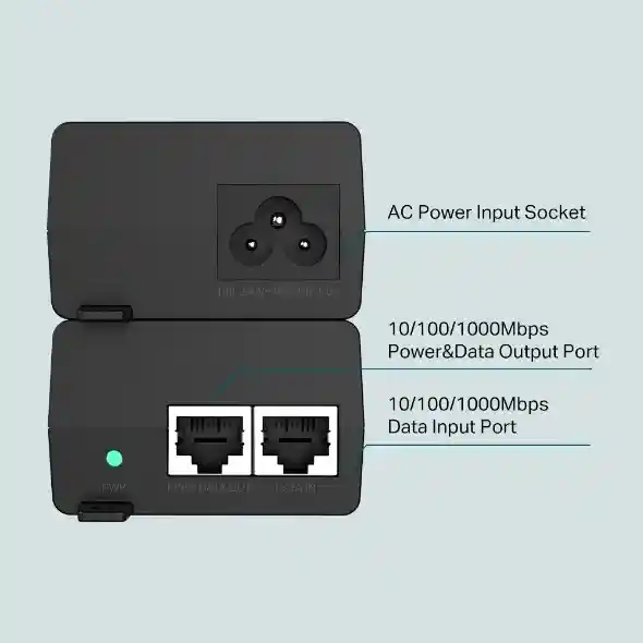 Tl-poe160s Adaptador Poe Ieee 802.3af / At Gigabit