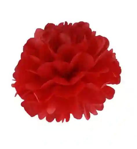 Pompon De Papel Seda 30 Cm Rojo Navidad - Colombia