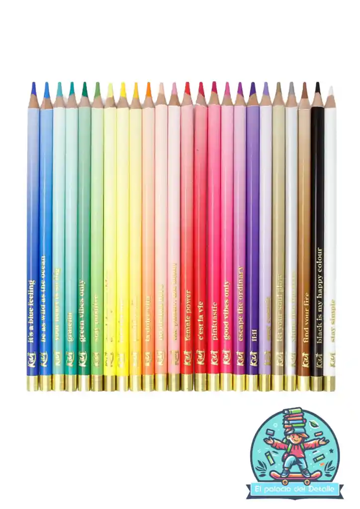 Colores Kiut X 24 Punta Sencilla