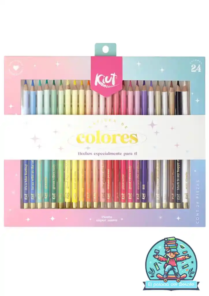 Colores Kiut X 24 Punta Sencilla