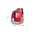 Morral Mochila Maleta Transparente Para Perro O Gato