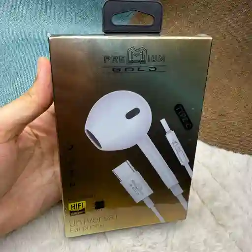 Audifonos Premium Gold Tipo C / Excelente Sonido / Comodidad
