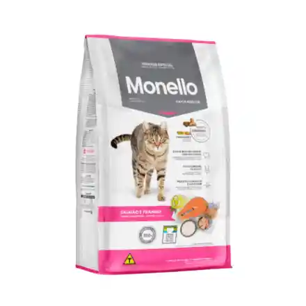 Monello Gato Adulto Sabor A Salmón Atún Y Pollo 1kg