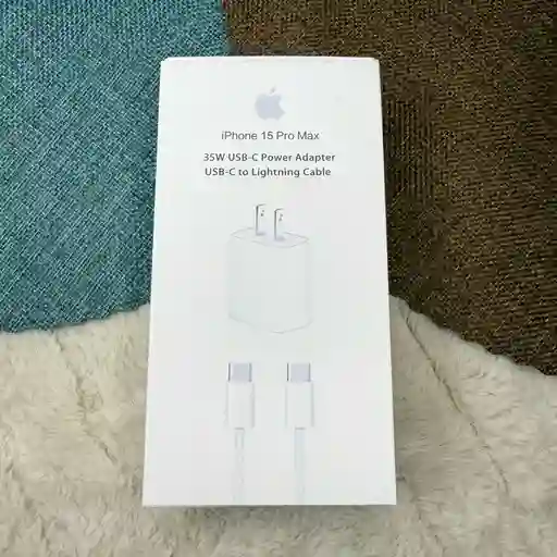 Cargador Completo De Iphone 35w / Tipo C - Tipo C / Iphone 15 En Adelante