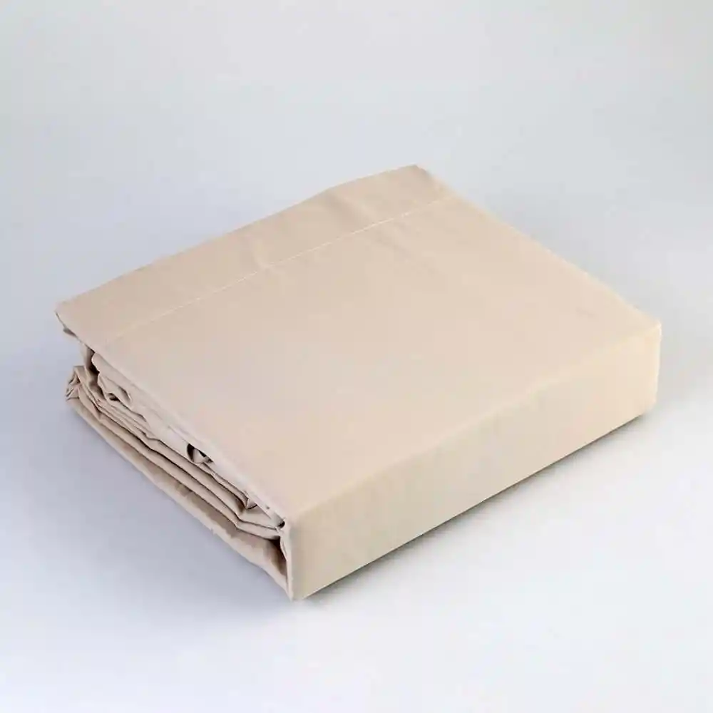 Juego De Sabanas Expressions Queen 160x190 Cm Poliéster Beige