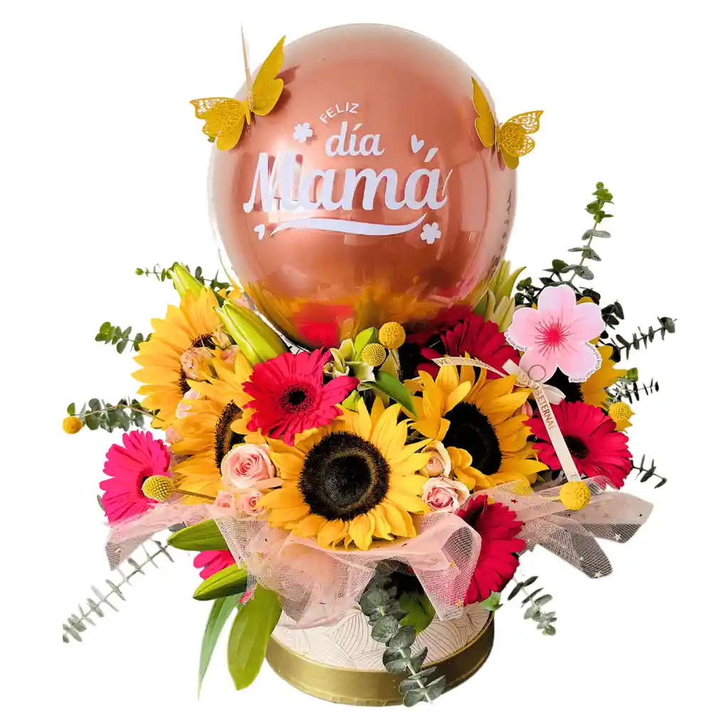 Arreglo Floral Con Girasoles