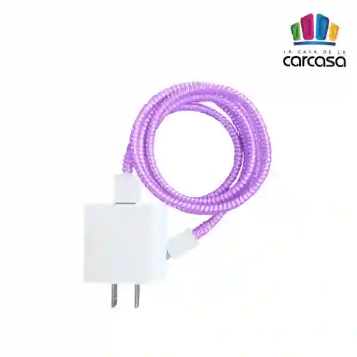 Espiral De Colores Para Cable (rosa)