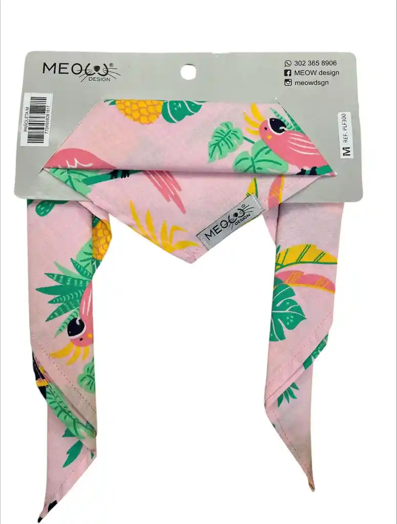 Pañoleta Meow Talla M
