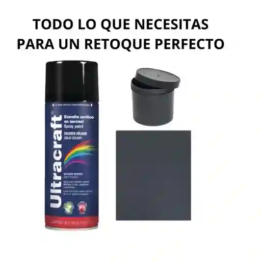 "¡combo Pintura Rápida!" Spray Negro + Estuco + Lija