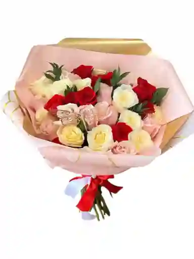 Flores De Rosas De Colores