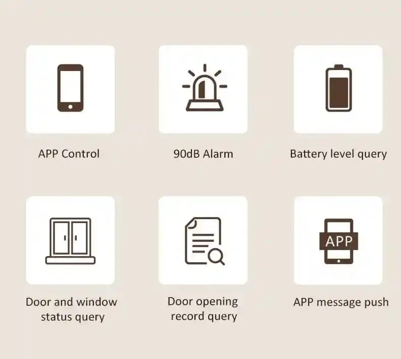 Sensor Seguridad Wifi Puerta Ventana Smart Sirena Alarma