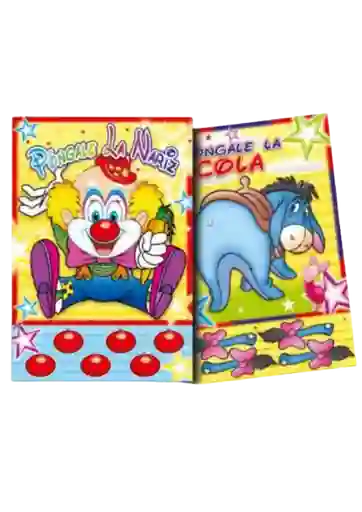 Juego Interactivo Nariz Al Payaso Y Cola Al Burro