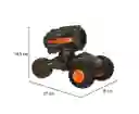 Carro Todoterreno Lanza Burbujas Luz 360° A Control Remoto