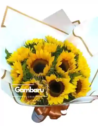 Flores Girasoles En Bouquet.