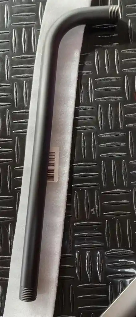 Tubo Para Ducha Negro Mate