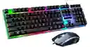 Combo Teclado Y Mouse Gamer Rgb Jx-kt288