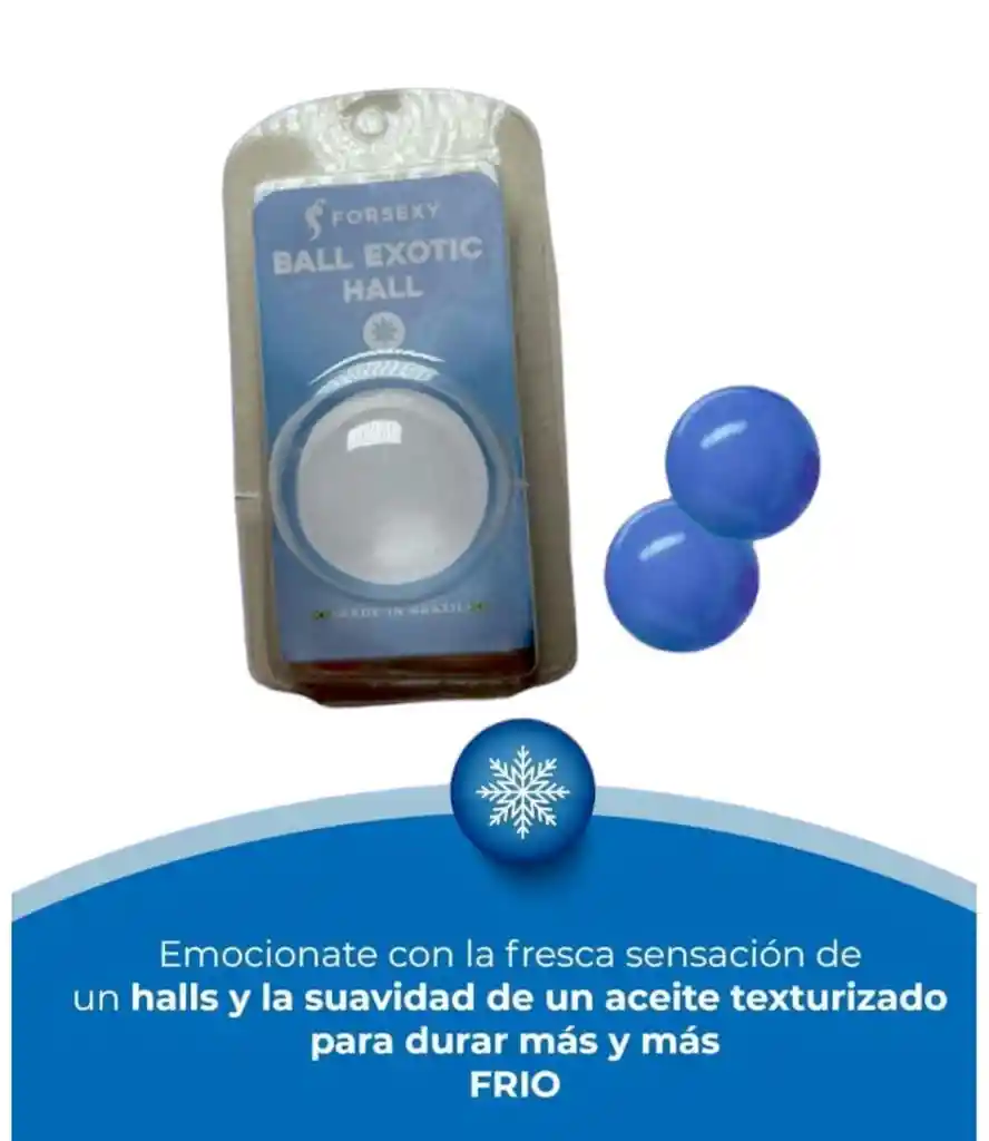 Aceite Orgasmico Bolas Eroticas Frío/ Halls