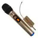 Microfono Dinamico Inalambrico Profesional Uhf Pantalla Lcd